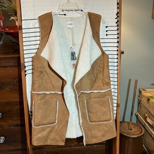 b-SHARP suede vest